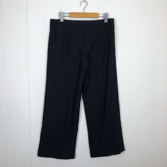 Tory Burch Wool Wide Leg Trousers Sz 6 - Picture 10 of 14